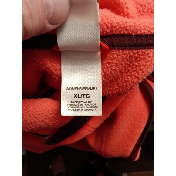 The NORTH FACE women's Full Zip TKA 100 Fleece HOODIE MICROFLEECE Jacket XL - Picture 5 of 5